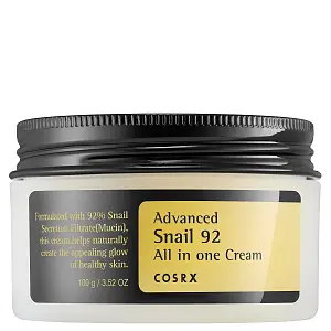 Cosrx - Advanced Snail 92 All in One Cream - Επανορθωτική και ενυδατική κρέμα με σαλιγκάρι 100g