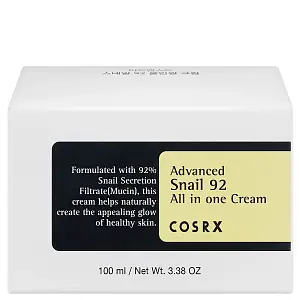 Cosrx - Advanced Snail 92 All in One Cream - Επανορθωτική και ενυδατική κρέμα με σαλιγκάρι 100g
