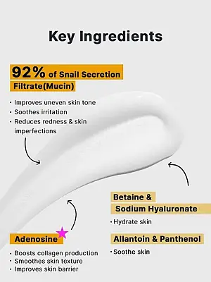 Cosrx - Advanced Snail 92 All in One Cream - Επανορθωτική και ενυδατική κρέμα με σαλιγκάρι 100g