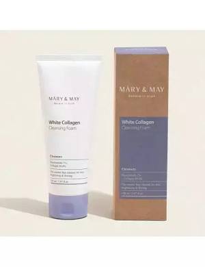 Mary & May White Collagen Cleansing Foam - Καθαριστικός αφρός με κολλαγόνο - 150ml