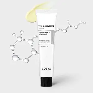 Cosrx The Retinol 0.1 Cream Κρέμα Προσώπου Λαιμού και Ματιών με Ρετινόλη Αντιρυτιδική & Για Δέρμα με Ακμή 20ml