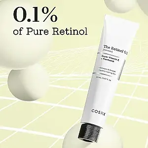 Cosrx The Retinol 0.1 Cream Κρέμα Προσώπου Λαιμού και Ματιών με Ρετινόλη Αντιρυτιδική & Για Δέρμα με Ακμή 20ml
