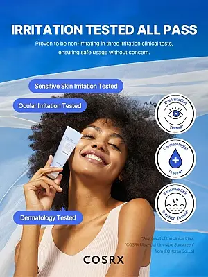 Cosrx Ultra-Light Invisible Sunscreen SPF+/PA ++++ Light Moisturizing – Super λεπτόρρευστο ενυδατικό αντιηλιακό με υψηλή προστασία - 50 ml