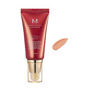 Missha M Perfect Cover PA+++ BB 23 Natural Beige Ενυδατική Κρέμα Προσώπου Ημέρας με SPF42 με Υαλουρονικό Οξύ & Ceramides 50ml
