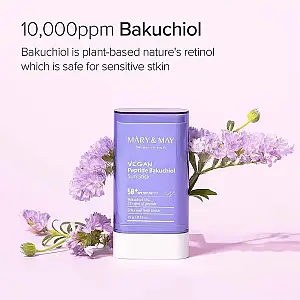 Mary & May Vegan Peptide Bakuchiol Sun Stick SPF50+ Αντηλιακό Στικ Προσώπου και Σώματος 18gr