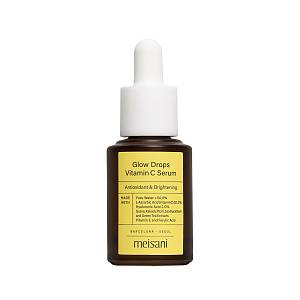 Meisani Glow Drops Ενυδατικό Serum Προσώπου με Βιταμίνη C για Λάμψη - 15ml