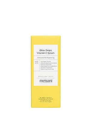 Meisani Glow Drops Ενυδατικό Serum Προσώπου με Βιταμίνη C για Λάμψη - 15ml