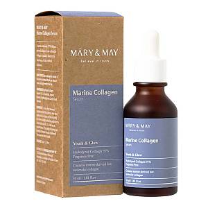 Mary & May Marine Collagen Αντιγηραντικό Serum Προσώπου με Κολλαγόνο - 30ml