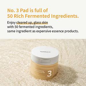 Numbuzin - No.3 Radiance Glowing Jumbo Essence Pad - 70τεμ