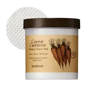 Skinfood Carrot Carotene Calming Water Pad 250gr - 60 pads Ενυδατικά και Καταπραϋντικά εμποτισμένα 60 pads