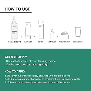 Anua - Heartleaf Pore Control Cleansing Oil Mild - 200 ml