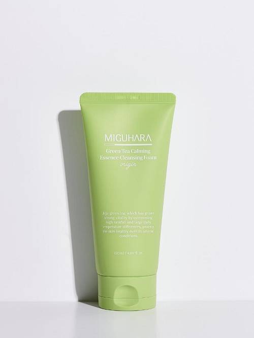 Miguhara Green Tea Calming Essence Cleansing Foam Origin – Αφρός καθαρισμού με πράσινο τσάι - 120 ml