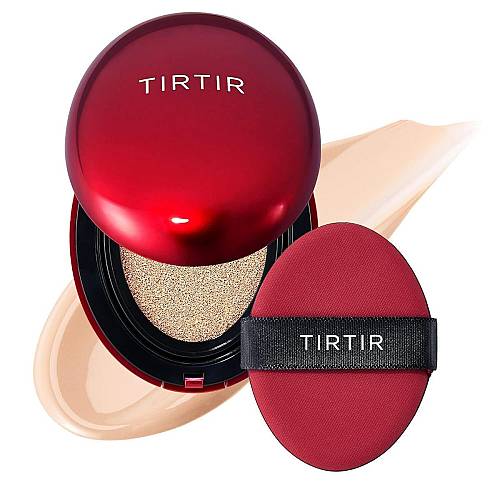 TIRTIR - Mask Fit Red Cushion SPF 40 PA++ - Long-lasting Face Primer in a Cushion - 24W Soft Beige - 18g