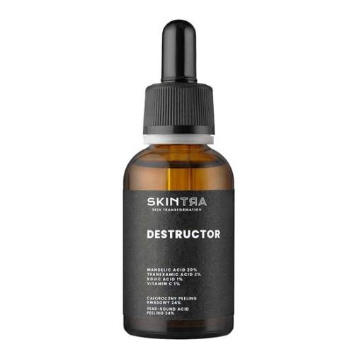 SkinTra Destructor Year Round Acid Peeling 24% Απολεπιστικό Τζελ Για Αποχρωματισμούς & Μαύρα Στίγματα - 30ml