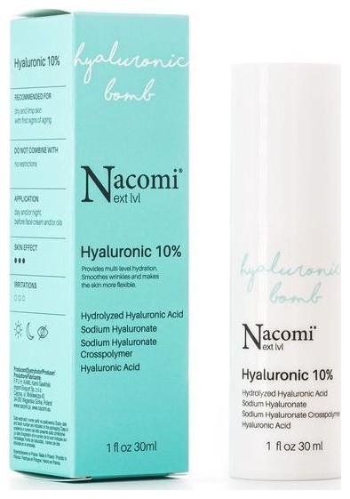 Nacomi Hialuronic Bomb Hialuronic 10% Ενυδατικό Serum Προσώπου - 30ml