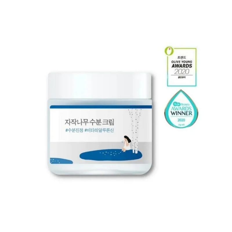 Round Lab Birch Moisturizing Cream – Ενυδατική κρέμα με χυμό σημύδας πλούσια σε αμινοξέα - 80 ml