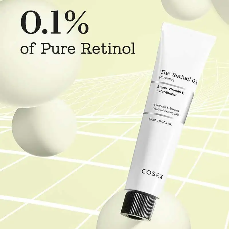 Cosrx The Retinol 0.1 Cream Κρέμα Προσώπου Λαιμού και Ματιών με Ρετινόλη Αντιρυτιδική & Για Δέρμα με Ακμή 20ml