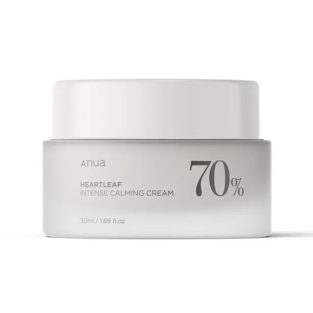 Anua Heartleaf 70% Intense Calming Cream 50ml – Ενυδατική κρέμα που ενισχύει τον φραγμό του δέρματος - 50ml