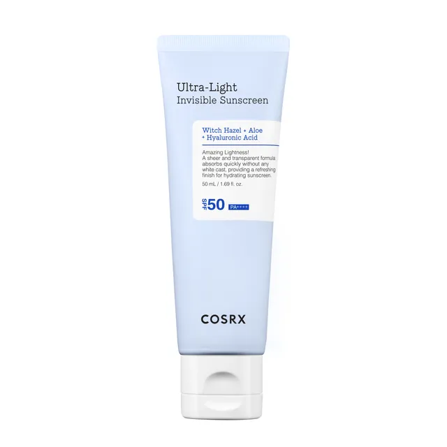 Cosrx Ultra-Light Invisible Sunscreen SPF+/PA ++++ Light Moisturizing – Super λεπτόρρευστο ενυδατικό αντιηλιακό με υψηλή προστασία - 50 ml