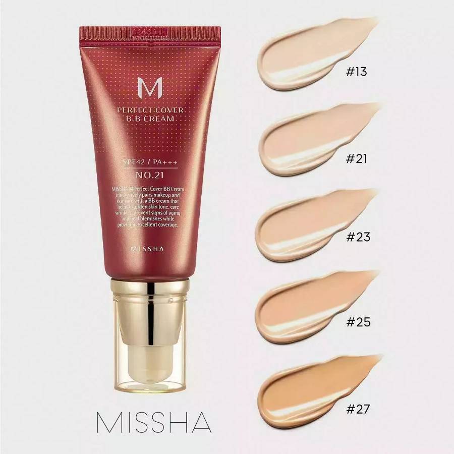 Missha M Perfect Cover PA+++ BB 23 Natural Beige Ενυδατική Κρέμα Προσώπου Ημέρας με SPF42 με Υαλουρονικό Οξύ & Ceramides 50ml