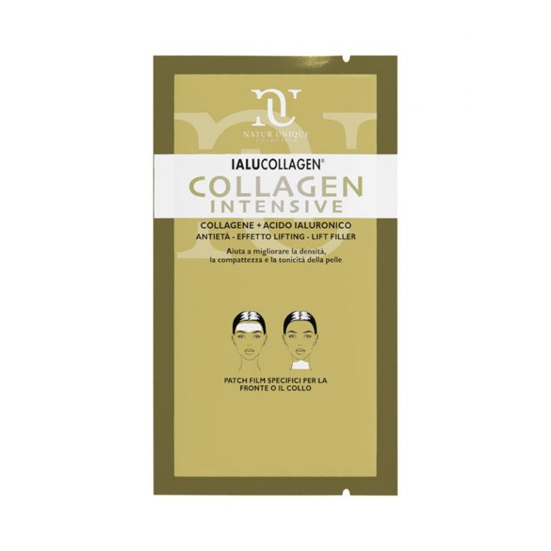 Natur Unique Ialucollagen Intensive Patch Fronte e Collo - 2 Επιθέματα Μεμβράνης Μετώπου και Λαιμού