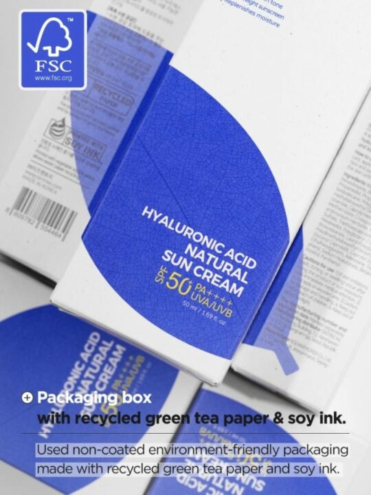 Isntree Hyaluronic Acid Natural Αντηλιακή Κρέμα Προσώπου SPF50 50ml