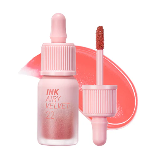 Peripera #22 Center Peach Ink Airy Velvet Lip Tint - 4g