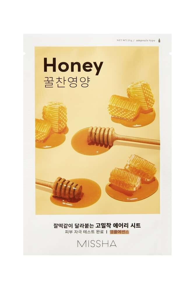 Missha Airy Fit Honey Μάσκα Προσώπου για Λάμψη - 19gr