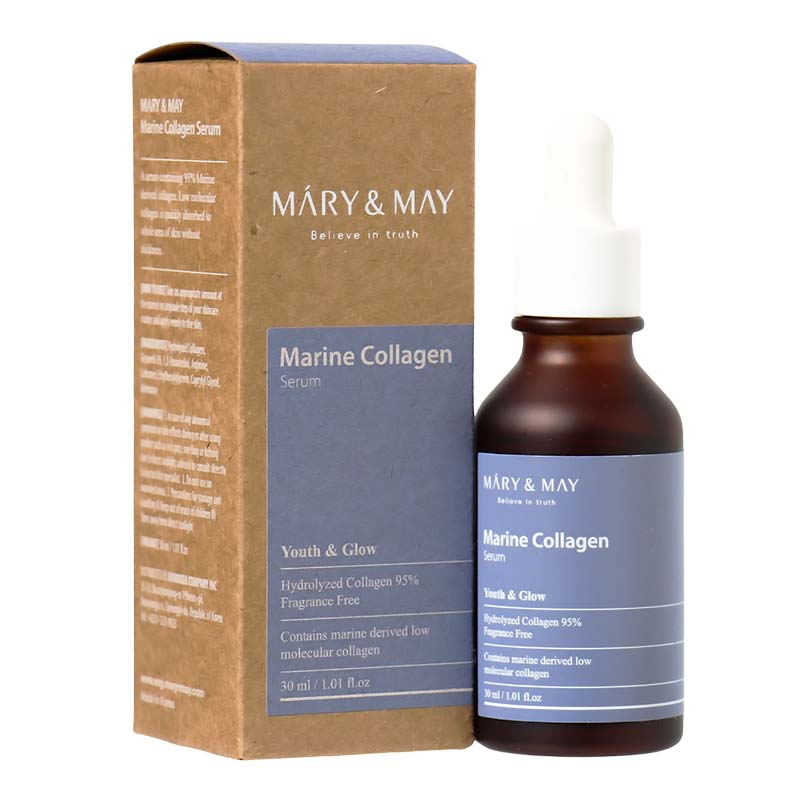 Mary & May Marine Collagen Αντιγηραντικό Serum Προσώπου με Κολλαγόνο - 30ml