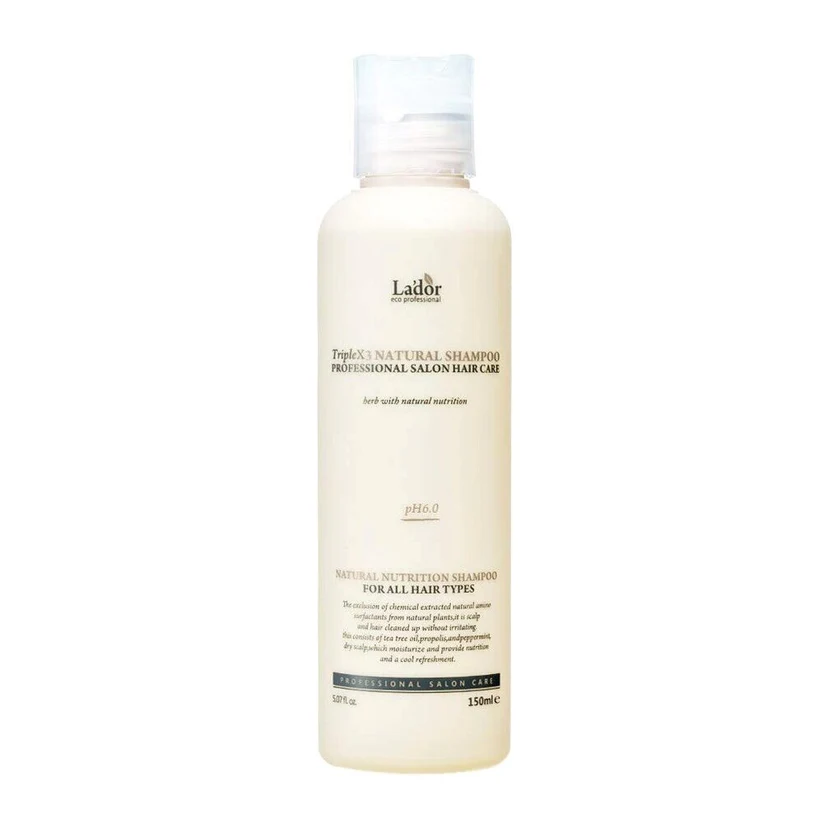 Lador Triple X3 Natural Shampoo 150ml