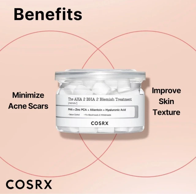 COSRX The AHA 2 BHA 2 Blemish Treatment Serum - Serum κατά της ακμής και ερυθρότητας με AHA BHA PHA Acids - 50g
