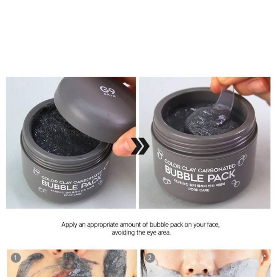 G9 Skin Bubble Pack Μάσκα Προσώπου για Καθαρισμό με Άργιλο - 100gr