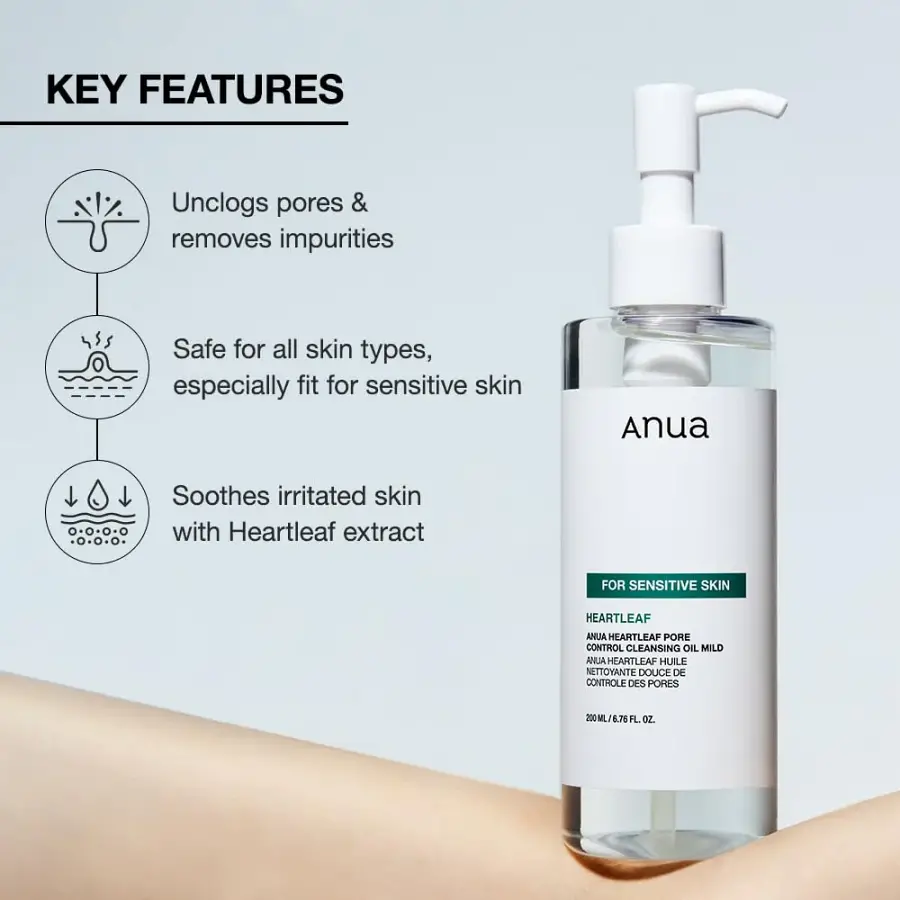 Anua - Heartleaf Pore Control Cleansing Oil Mild - 200 ml