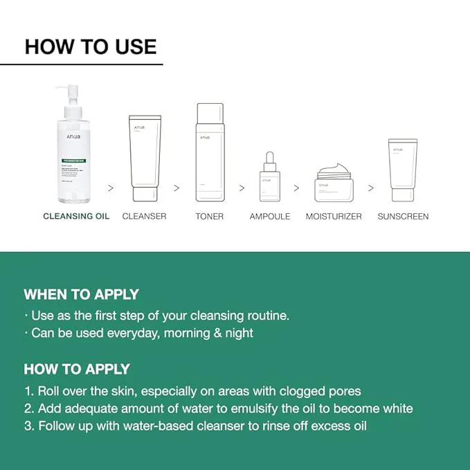 Anua - Heartleaf Pore Control Cleansing Oil Mild - 200 ml