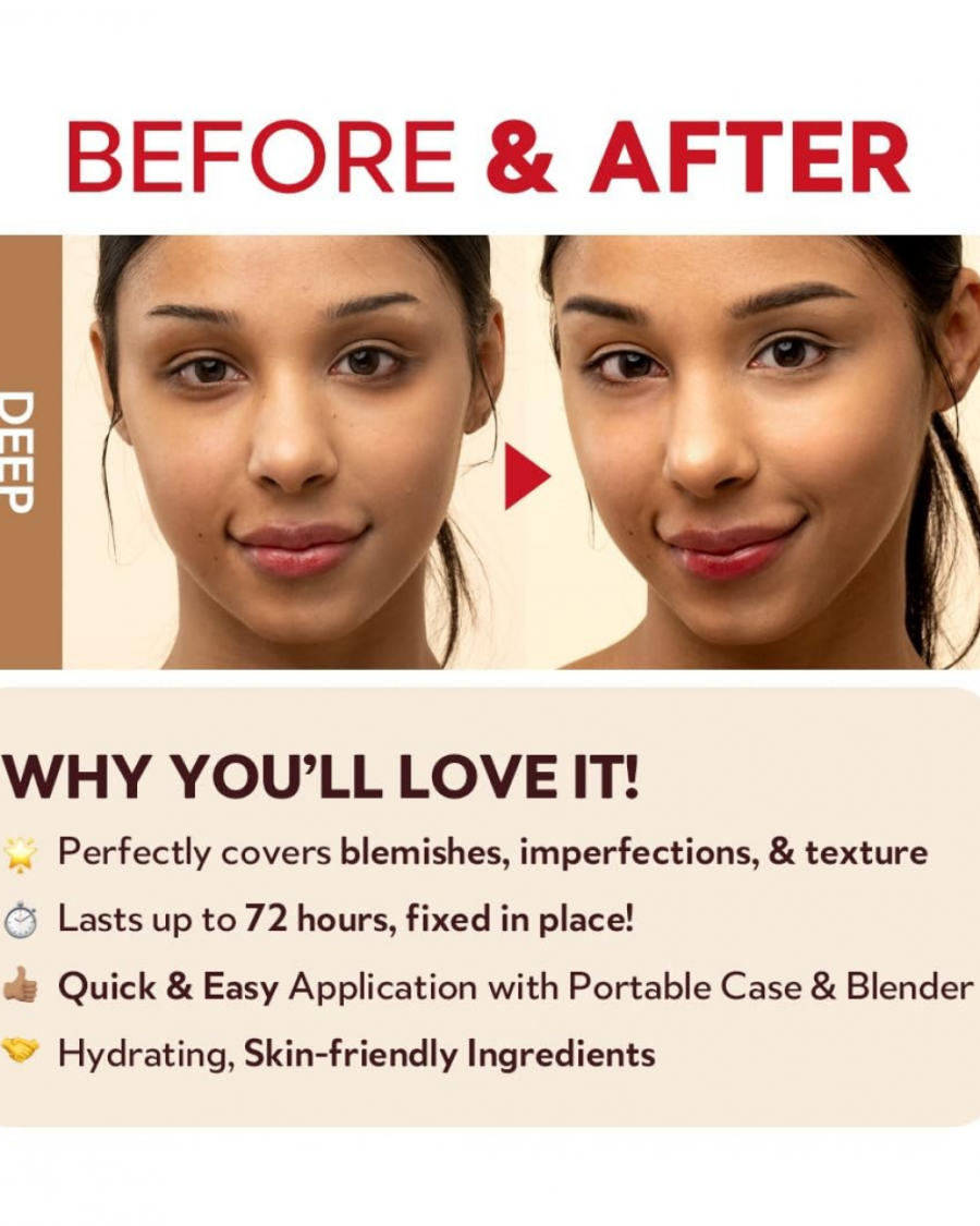 TIRTIR Mask Fit Red Cushion Mini SPF40 PA++ No.23N Sand - 5ml