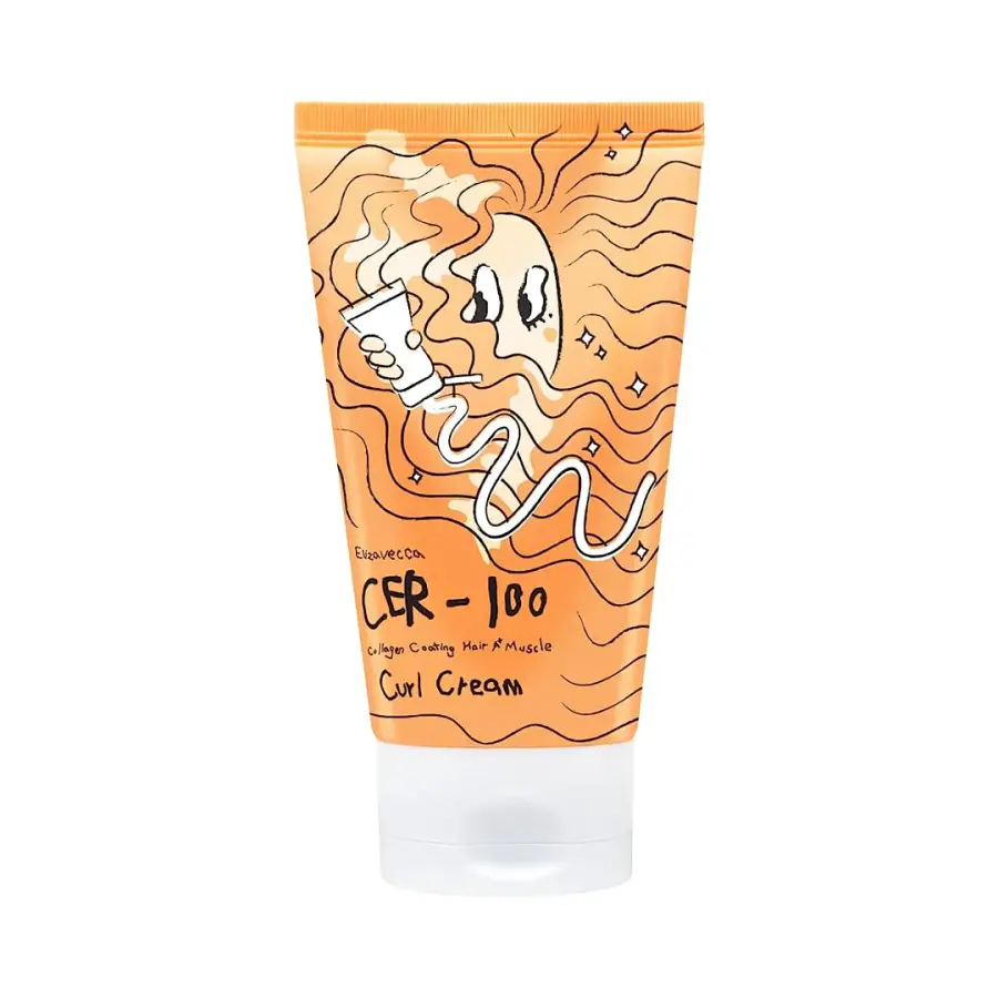 Elizavecca CER-100 Collagen Coating Hair A+ Muscle Curl Cream - 120ml