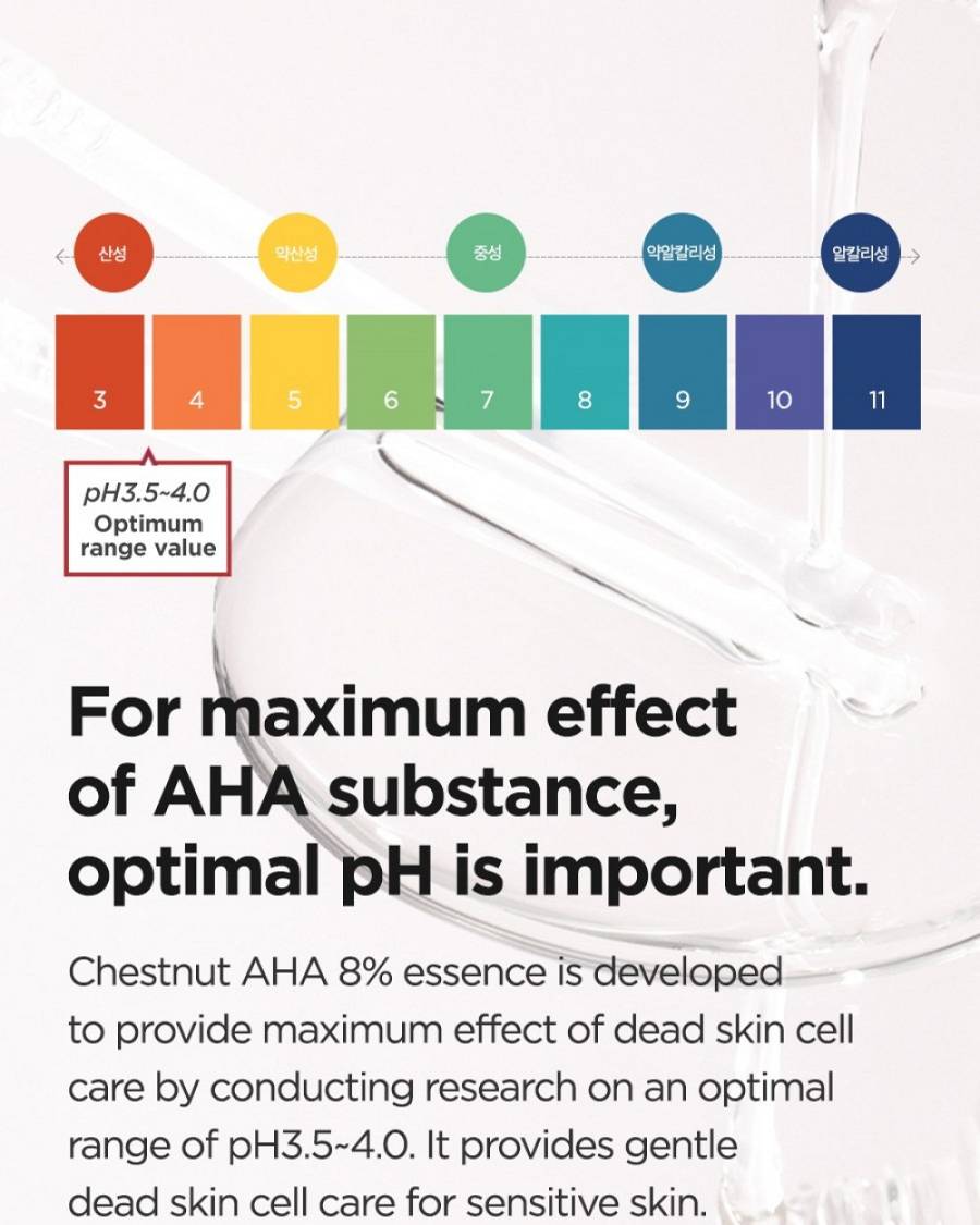 Isntree Chestnut AHA 8% Clear Essence - 100ml