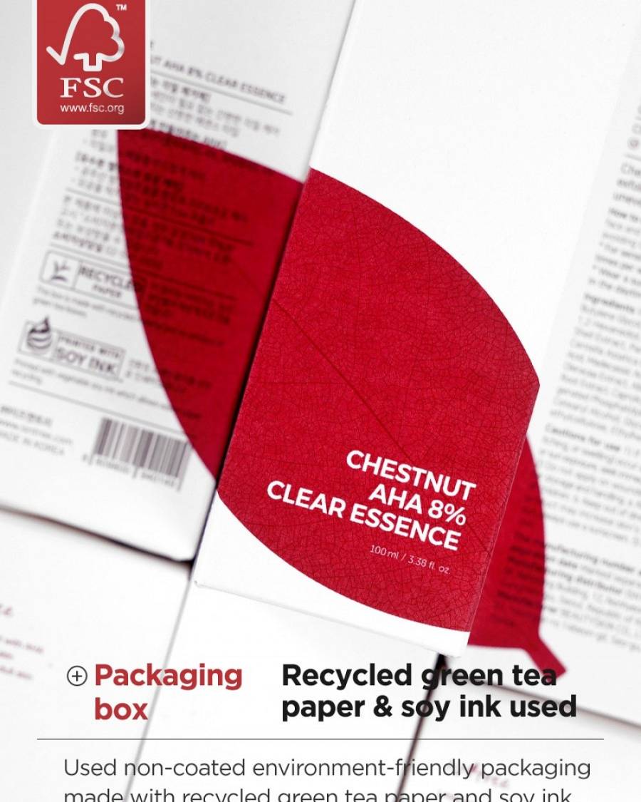 Isntree Chestnut AHA 8% Clear Essence - 100ml