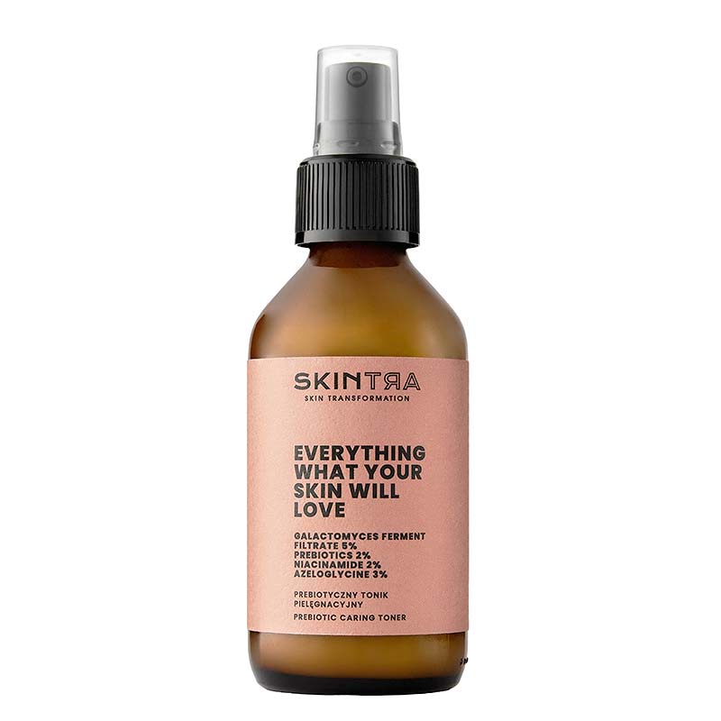 SkinTra Everything What Your Skin Will Love Prebiotic Caring 3 in 1 Toner – Serum – Κρέμα Με Γαλακτομύκητες & Scualane για Αποχρωματισμούς του Δέρματος & Βαθιά Ενυδάτωση - 100ml