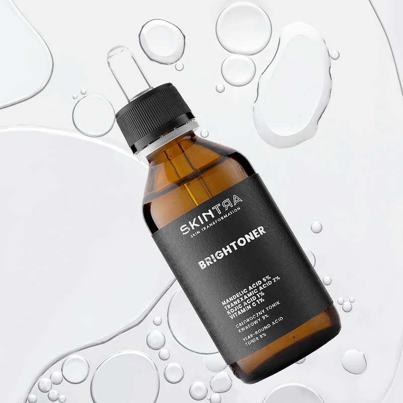 SkinTra Brightoner Year-Round Acid Toner 9% Προσώπου για Αποχρωματισμούς του Δέρματος & Μαύρα Στίγματα 100ml
