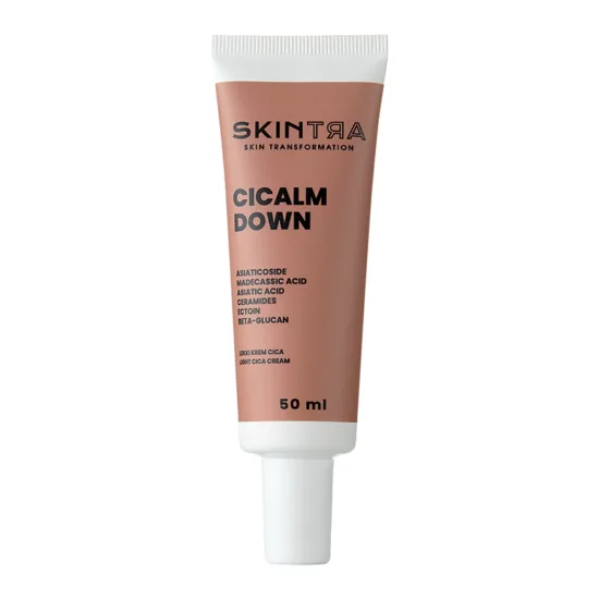SkinTra Cicalm Down Light Cica Cream Καταπραϋντική & Αναπλαστική Κρέμα Προσώπου & Ματιών - 50ml